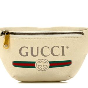 Gucci white belt Bag